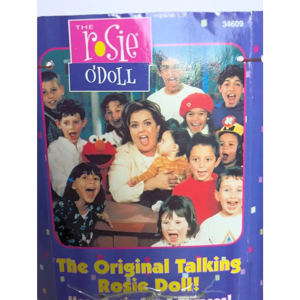Vintage Rosie O’Donnell Talking Doll – 1990s Tyco Plush – Works! NIB Toys R Us